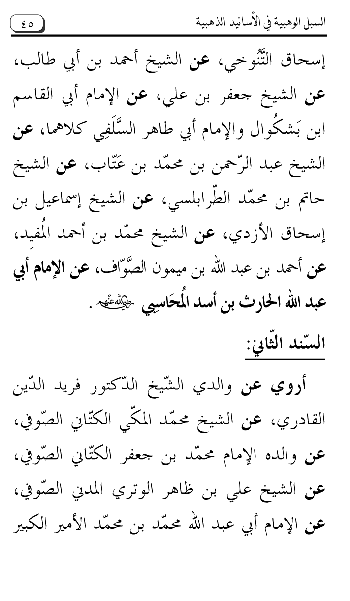 Al-Muntaqa li Asanid al-‘Asqalani ila A’imma al-Tasawwuf wa al-‘Ilm al-Rabbani