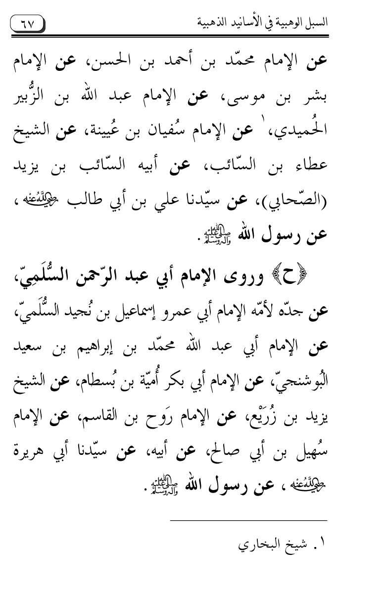 Al-Muntaqa li Asanid al-‘Asqalani ila A’imma al-Tasawwuf wa al-‘Ilm al-Rabbani