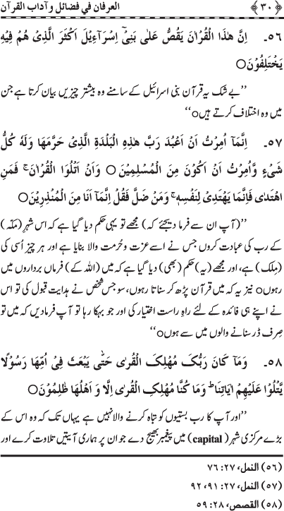Blessings of the Holy Qur’an and its Recitation