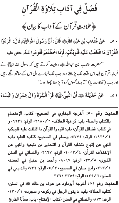 Al-‘Irfan fi Faza’il wa Aadab al-Qur’an