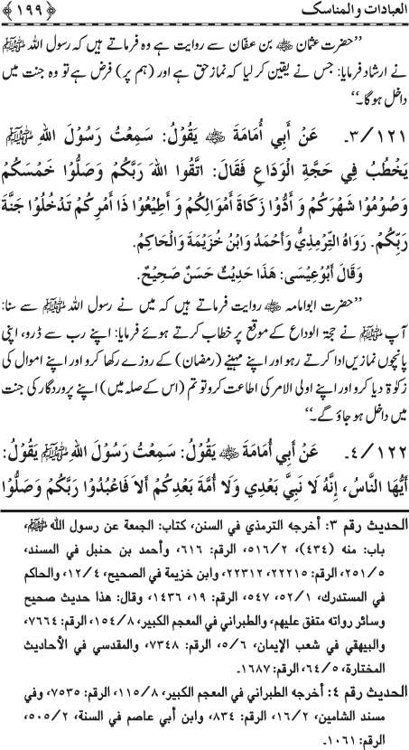 The Straight Road from the Prophetic Traditions