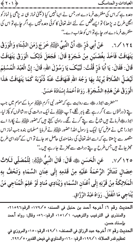 The Straight Road from the Prophetic Traditions