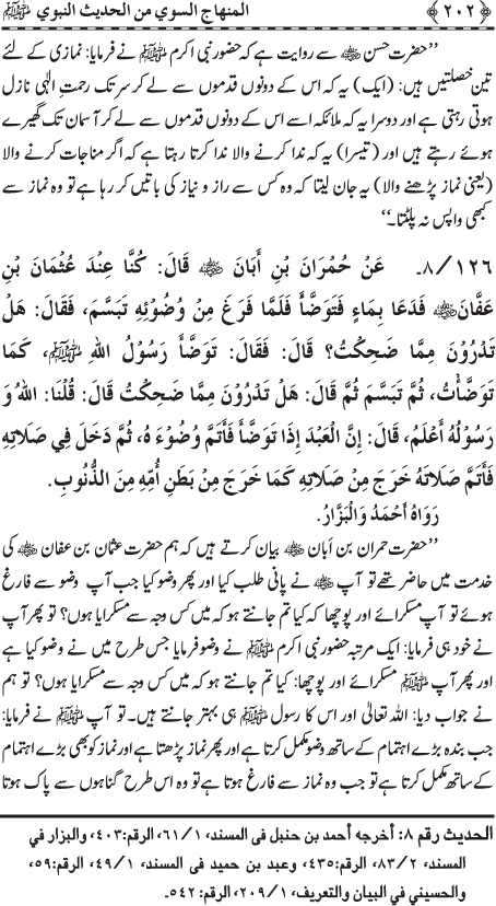 The Straight Road from the Prophetic Traditions
