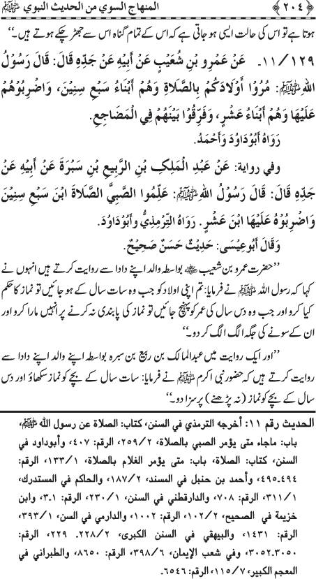 The Straight Road from the Prophetic Traditions