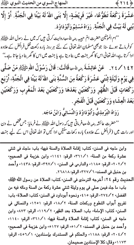 The Straight Road from the Prophetic Traditions