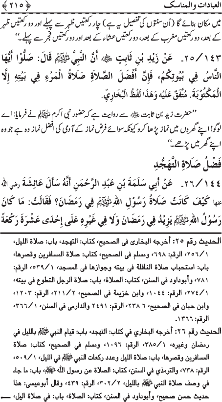 The Straight Road from the Prophetic Traditions