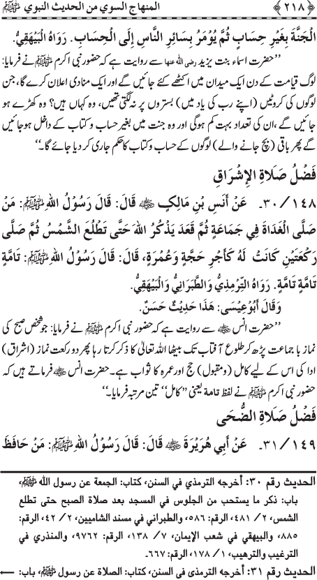 The Straight Road from the Prophetic Traditions