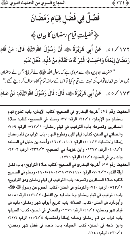 The Straight Road from the Prophetic Traditions