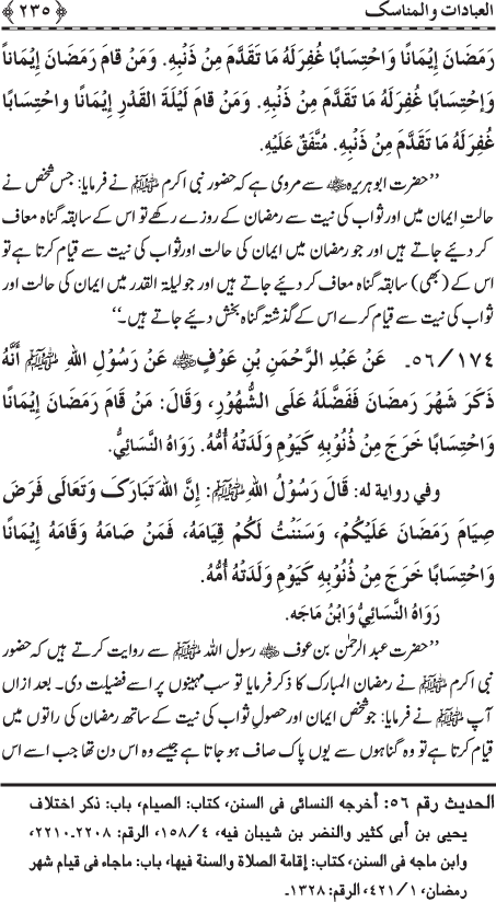 The Straight Road from the Prophetic Traditions