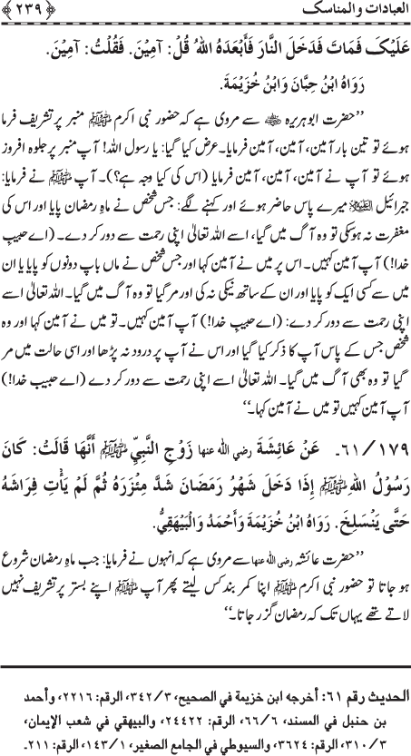 The Straight Road from the Prophetic Traditions