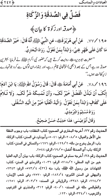 The Straight Road from the Prophetic Traditions