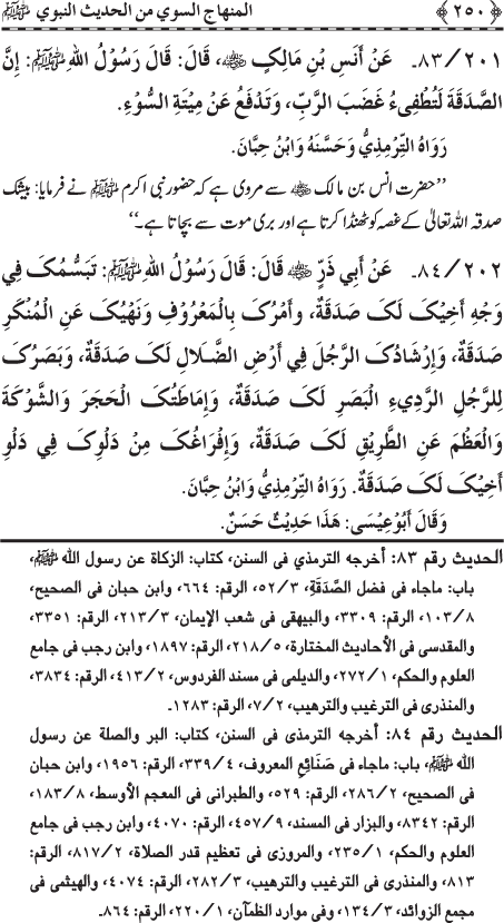 The Straight Road from the Prophetic Traditions
