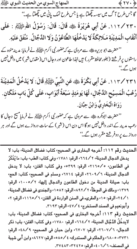 The Straight Road from the Prophetic Traditions