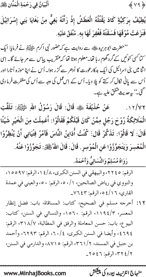 Rahmat-e-Ilahi par Iman Afroz Ahadith Mubaraka ka Majmu‘a