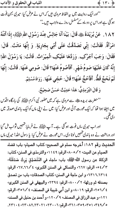 Insani Huquq-o-Aadab: Ahadith-e-Nabawi ki Rawshani main