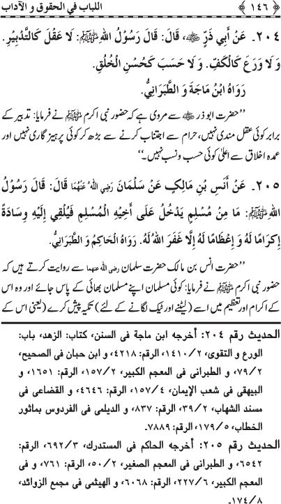 Insani Huquq-o-Aadab: Ahadith-e-Nabawi ki Rawshani main