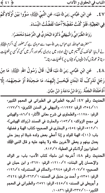 Insani Huquq-o-Aadab: Ahadith-e-Nabawi ki Rawshani main