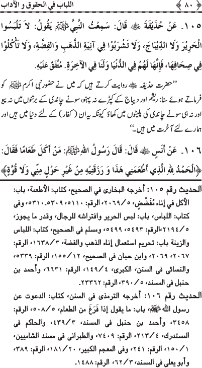 Insani Huquq-o-Aadab: Ahadith-e-Nabawi ki Rawshani main