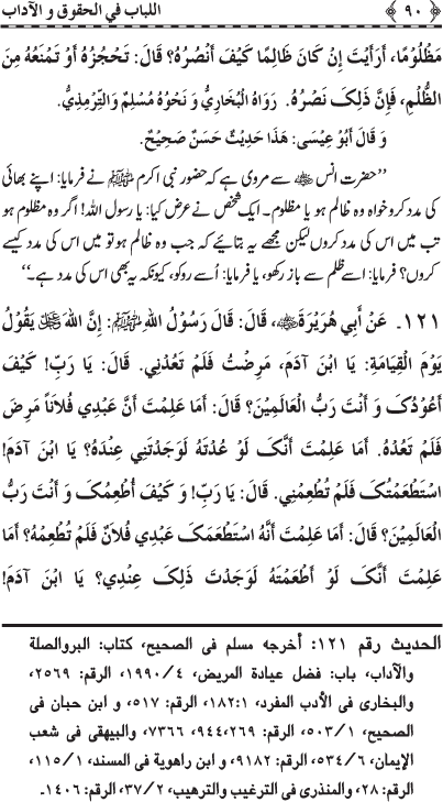 Insani Huquq-o-Aadab: Ahadith-e-Nabawi ki Rawshani main