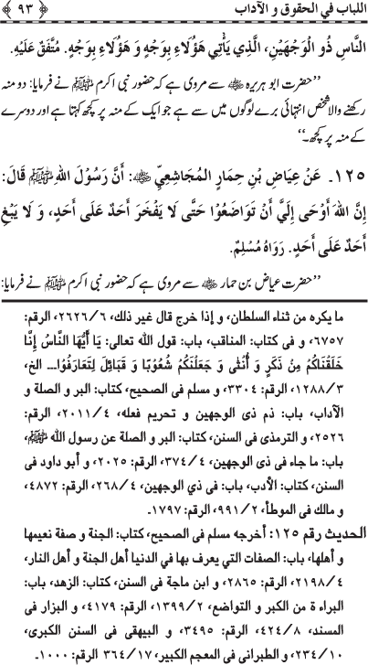 Insani Huquq-o-Aadab: Ahadith-e-Nabawi ki Rawshani main