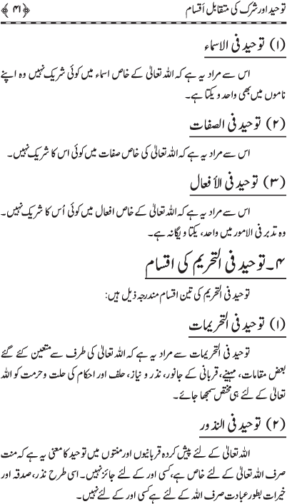 Mubadiat-e-‘Aqida Tawhid