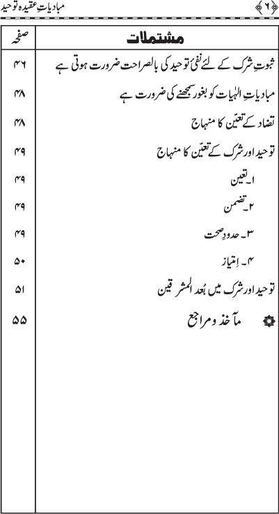 Mubadiat-e-‘Aqida Tawhid