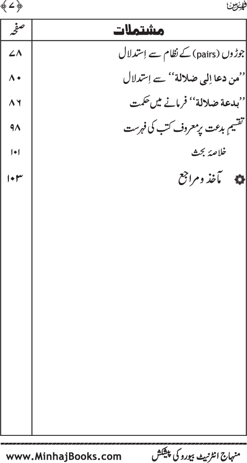 Aqsam-e-Bid’at: