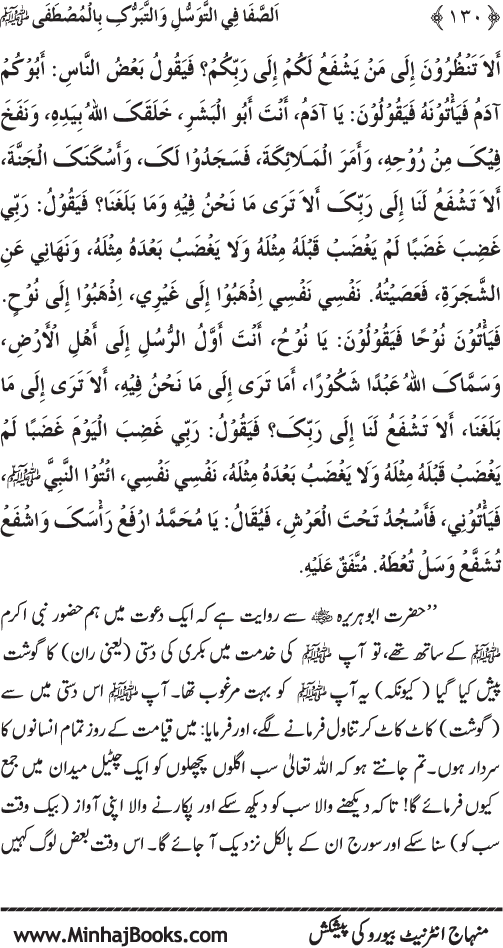 Huzur Nabi Akram (PBUH) se Tawassul awr Tabarruk