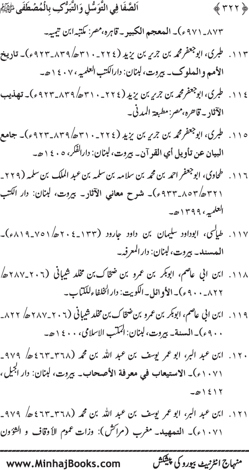 Huzur Nabi Akram (PBUH) se Tawassul awr Tabarruk