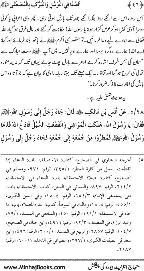 Huzur Nabi Akram (PBUH) se Tawassul awr Tabarruk