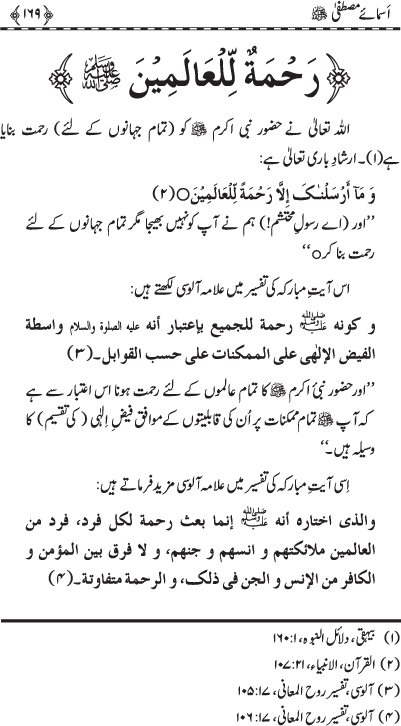 Asma-e-Mustafa (PBUH)