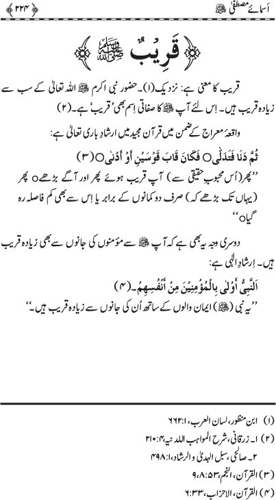 Asma-e-Mustafa (PBUH)