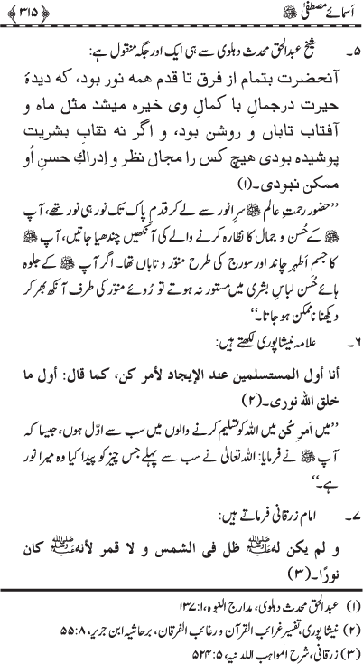 Asma-e-Mustafa (PBUH)