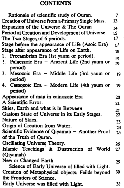 Creation and Evolution of the Universe