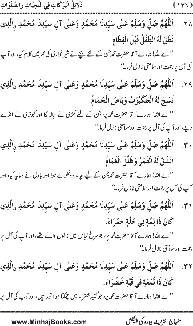 Dala’il al-Barakat fi al-Tahiyyat wa al-Salawat