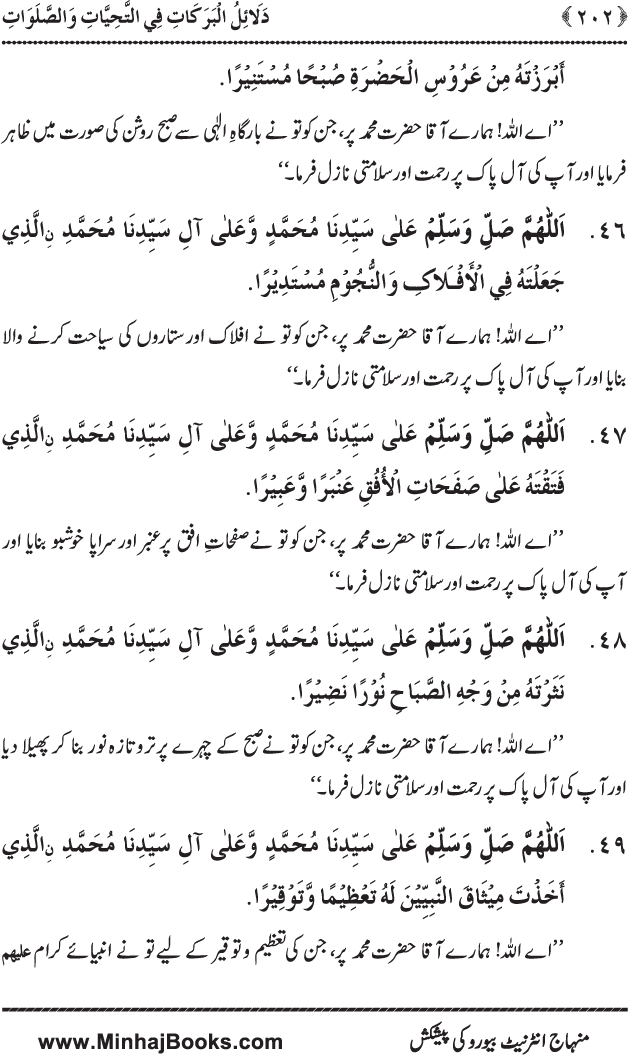 Dala’il al-Barakat fi al-Tahiyyat wa al-Salawat