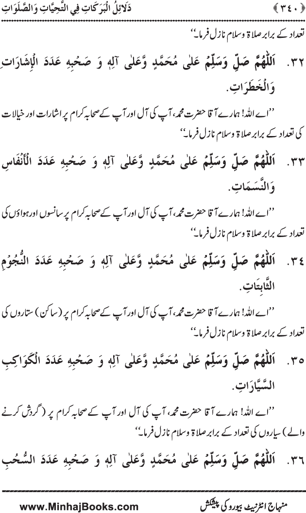 Dala’il al-Barakat fi al-Tahiyyat wa al-Salawat