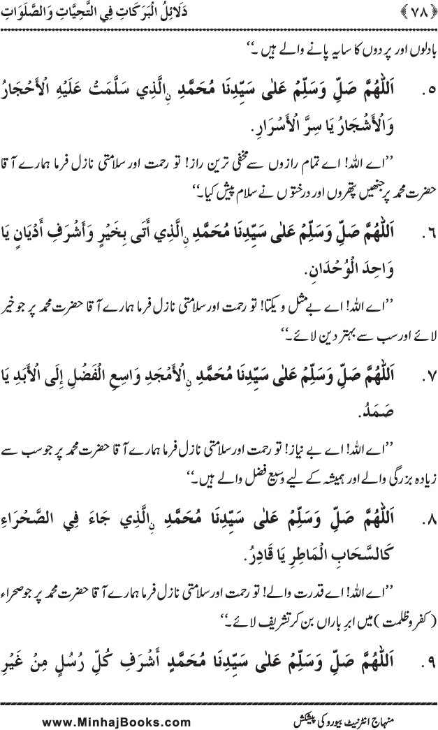 Dala’il al-Barakat fi al-Tahiyyat wa al-Salawat