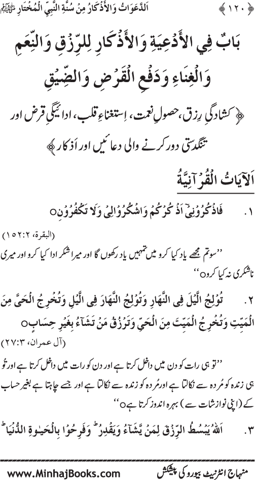 Al-Da‘awat wa al-Adhkar min Sunna al-Nabi al-Mukhtar (PBUH)