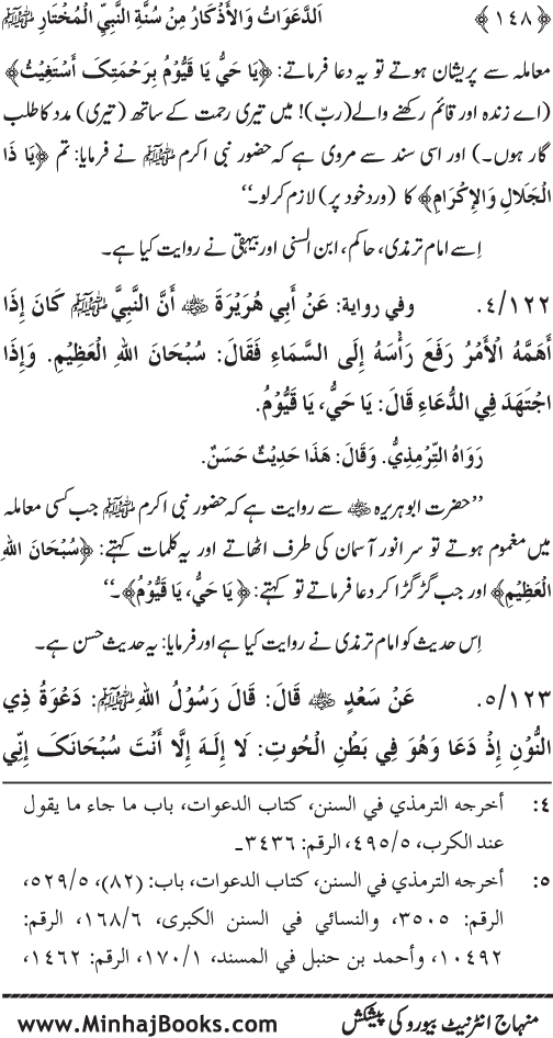 Al-Da‘awat wa al-Adhkar min Sunna al-Nabi al-Mukhtar (PBUH)