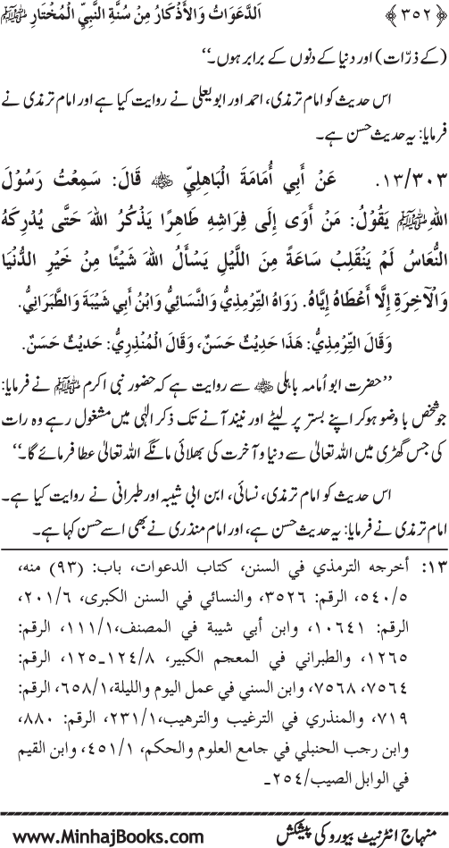 Al-Da‘awat wa al-Adhkar min Sunna al-Nabi al-Mukhtar (PBUH)