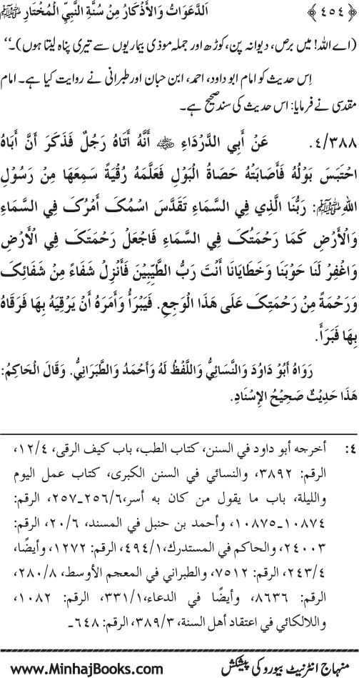 Al-Da‘awat wa al-Adhkar min Sunna al-Nabi al-Mukhtar (PBUH)