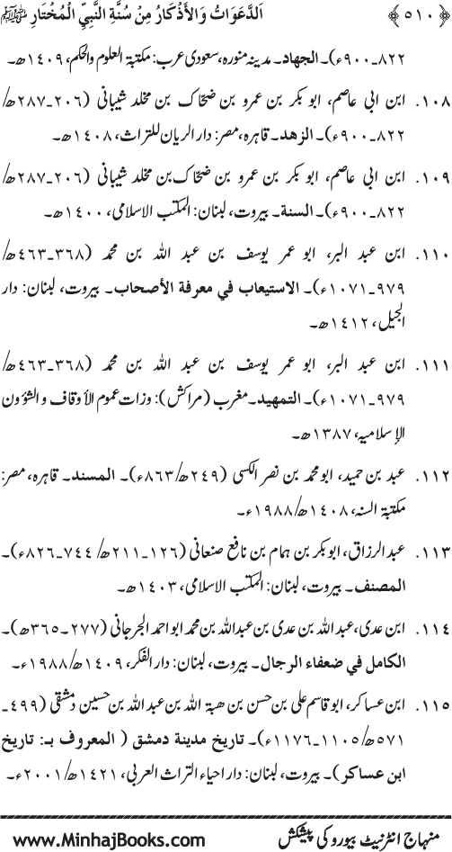 Al-Da‘awat wa al-Adhkar min Sunna al-Nabi al-Mukhtar (PBUH)