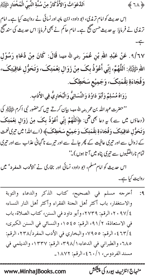 Al-Da‘awat wa al-Adhkar min Sunna al-Nabi al-Mukhtar (PBUH)