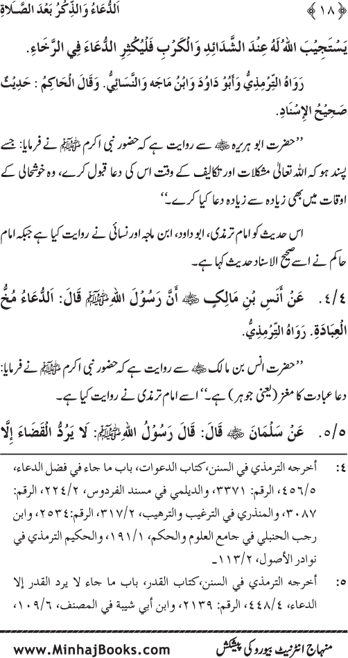 Namaz ke ba‘d Hath Utha kar Du‘a Mangne awr Zikr bil-Jahr karne par Majmu‘a Ayat-o-Ahadith