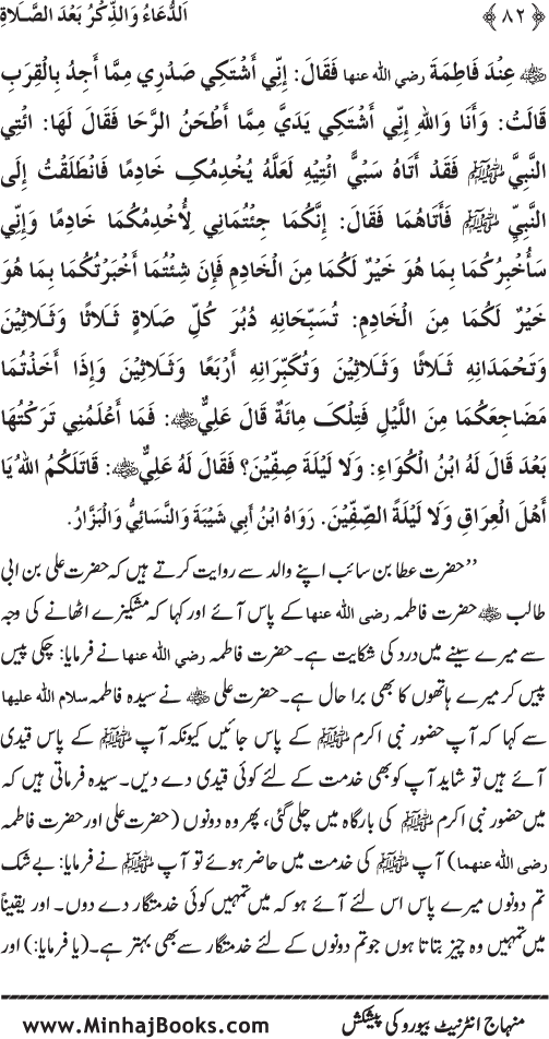 Namaz ke ba‘d Hath Utha kar Du‘a Mangne awr Zikr bil-Jahr karne par Majmu‘a Ayat-o-Ahadith