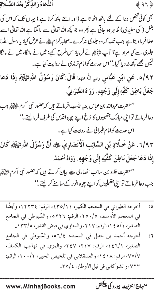 Namaz ke ba‘d Hath Utha kar Du‘a Mangne awr Zikr bil-Jahr karne par Majmu‘a Ayat-o-Ahadith