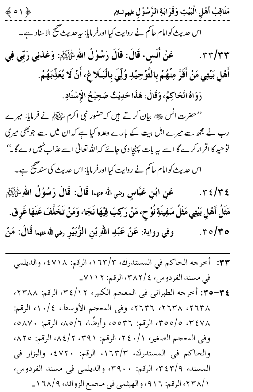 Ahl Bayt Athar (R.A.) ke Fazail-o-Manaqib