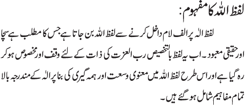 Haqiqat-e-Tawhid wa Risalat