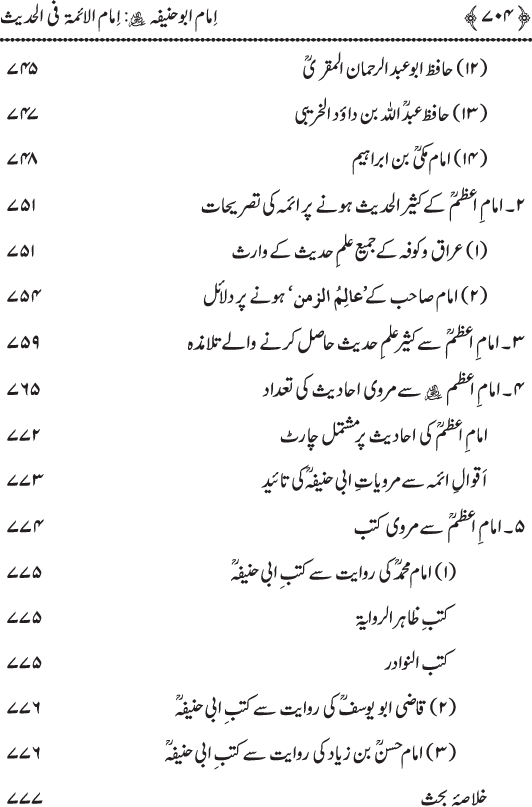 Imam Abu Hanifa: Imam al-A’imma fi al-Hadith (Jild Duwum)